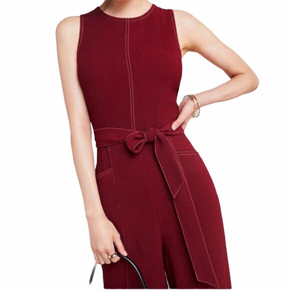 Anthropologie Greylin Colleen Stitched Jumpsuit Size Small - Picture 1 of 13